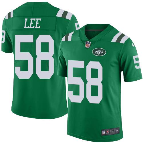 Nike Jets #58 Darron Lee Green Youth Stitched NFL Limited Rush Jersey